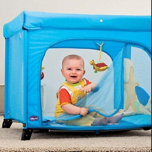 Кровать-манеж Open Sea Square Playpen, цвет – friends  